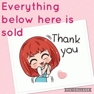 Sold items below